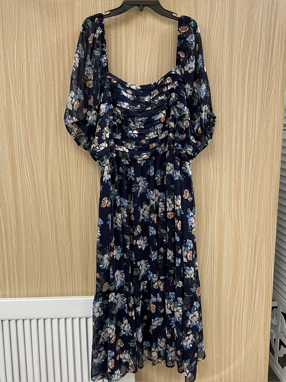 Lauren Conrad Blue Floral Dress Size 2X